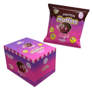 Alpha Prime Bites Protein Mini Muffins - 12 Pack, Chocolate Fudge